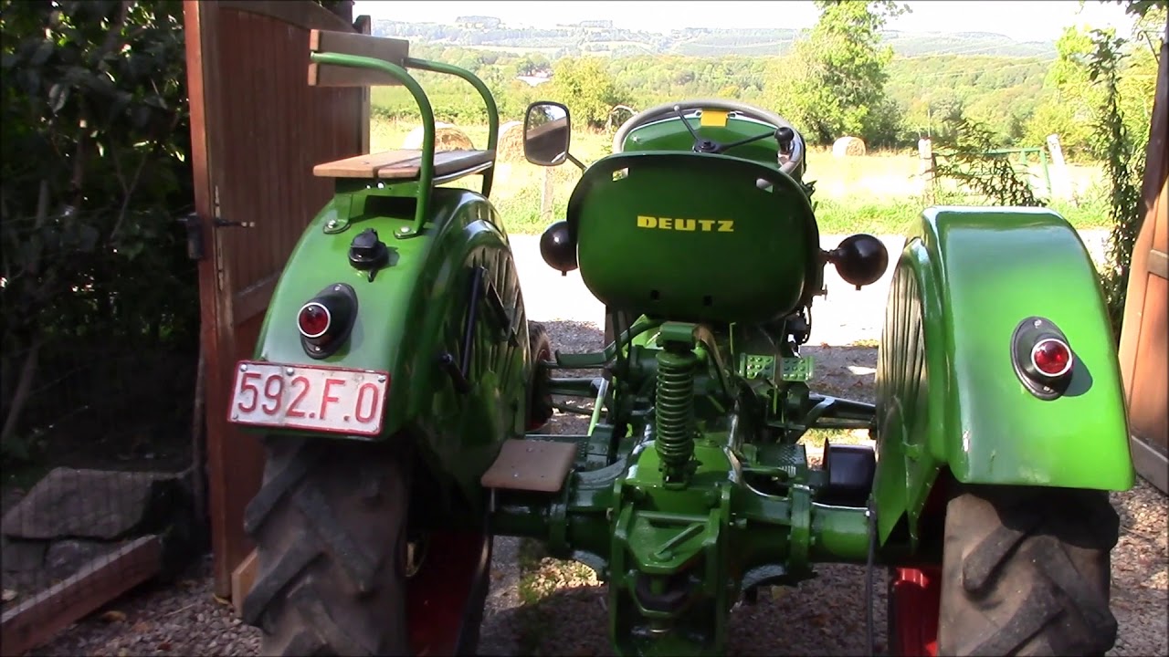 DEUTZ F1L514 first drive after restauration