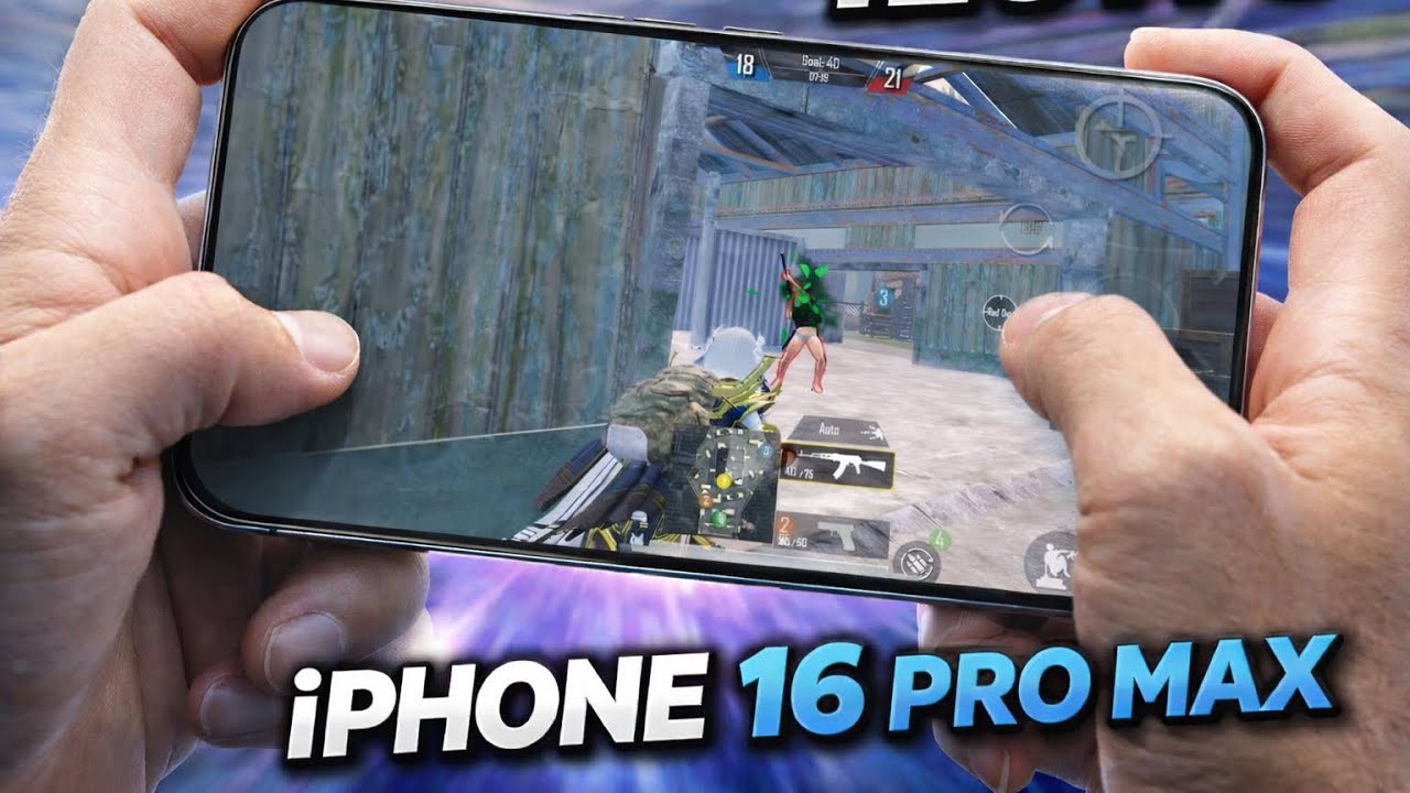 120fps Bgmi test in Iphone 16 pro max 