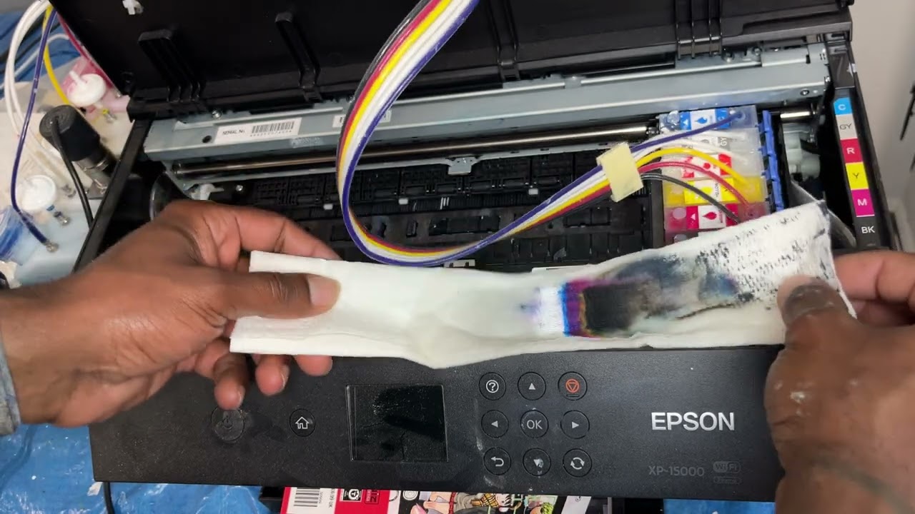 Unclog Epson XP-15000 Printhead | Fix Clogged DTF CISS Ink System Fast!