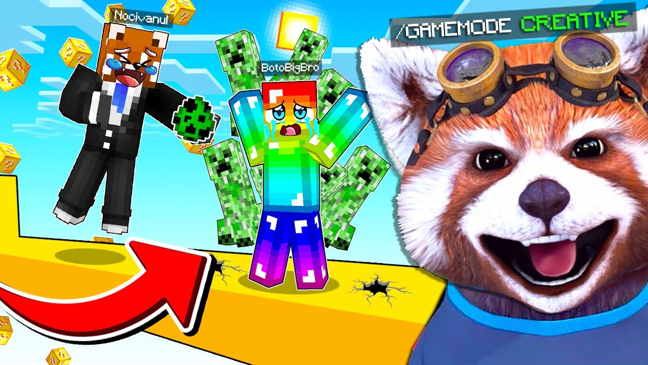 Folosesc CREATIVE pe Lucky Blocks Race