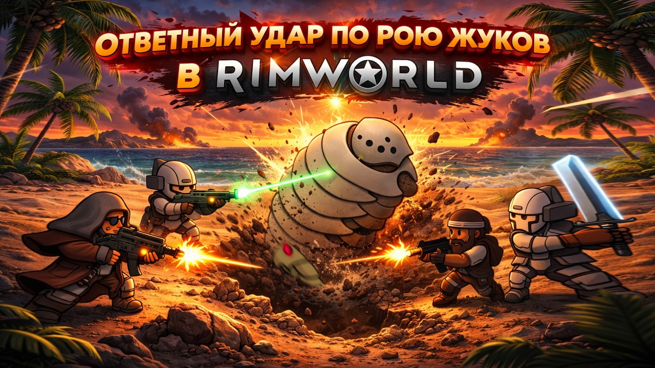 Полная доминация и расколбас с жуками в конце! Путь до господства, часть 3. Rimworld 1.6