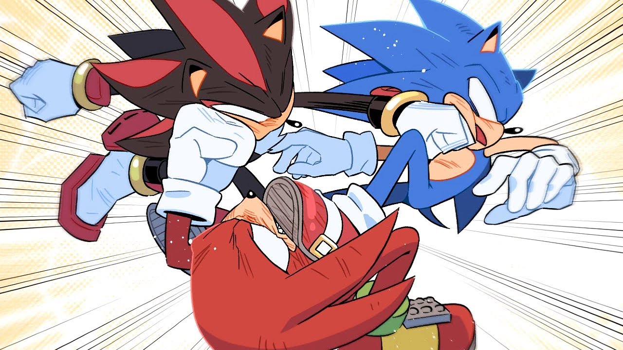 We Played The Most HILARIOUS  3 Player Sonic Fighting Game