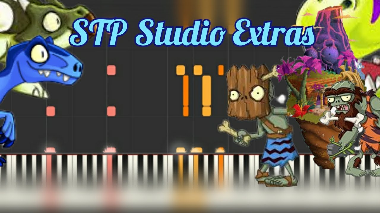 PvZ 2 - Jurassic Marsh (Piano Version MASHUP)