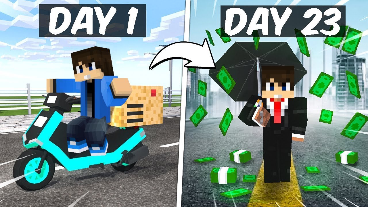 ÉTELFUTÁR VÁLLALKOZÁST INDÍTOTTAM A MINECRAFTBAN!