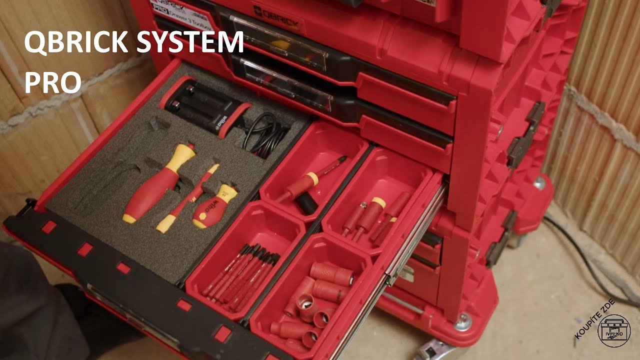 Qbrick System PRO | QS Drawer PRO na stavbě – elektro a voda vždy po ruce  #ivpeko