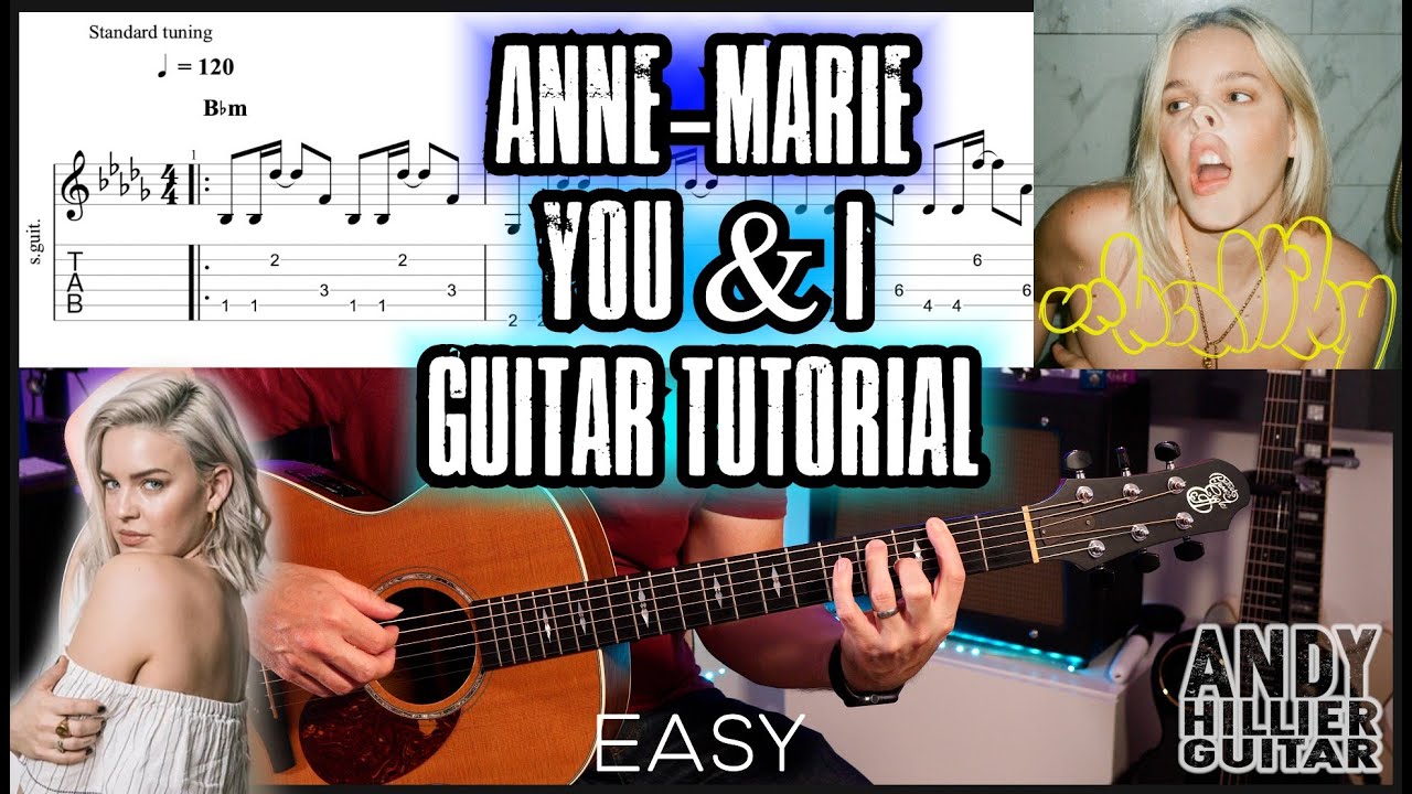How to play Anne-Marie YOU & I Guitar Tutorial (EASY)