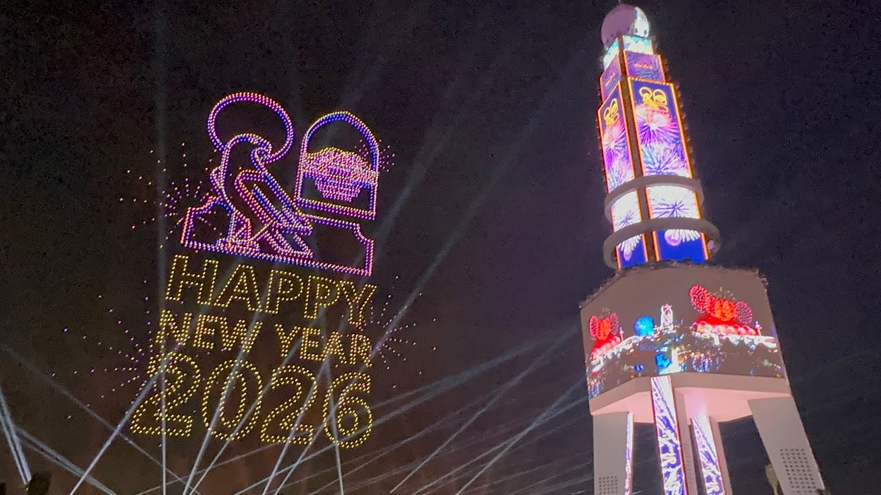 62 Minutes Non-stop Fireworks at Sheikh Zayed Festival | Abu Dhabi NYE 2025