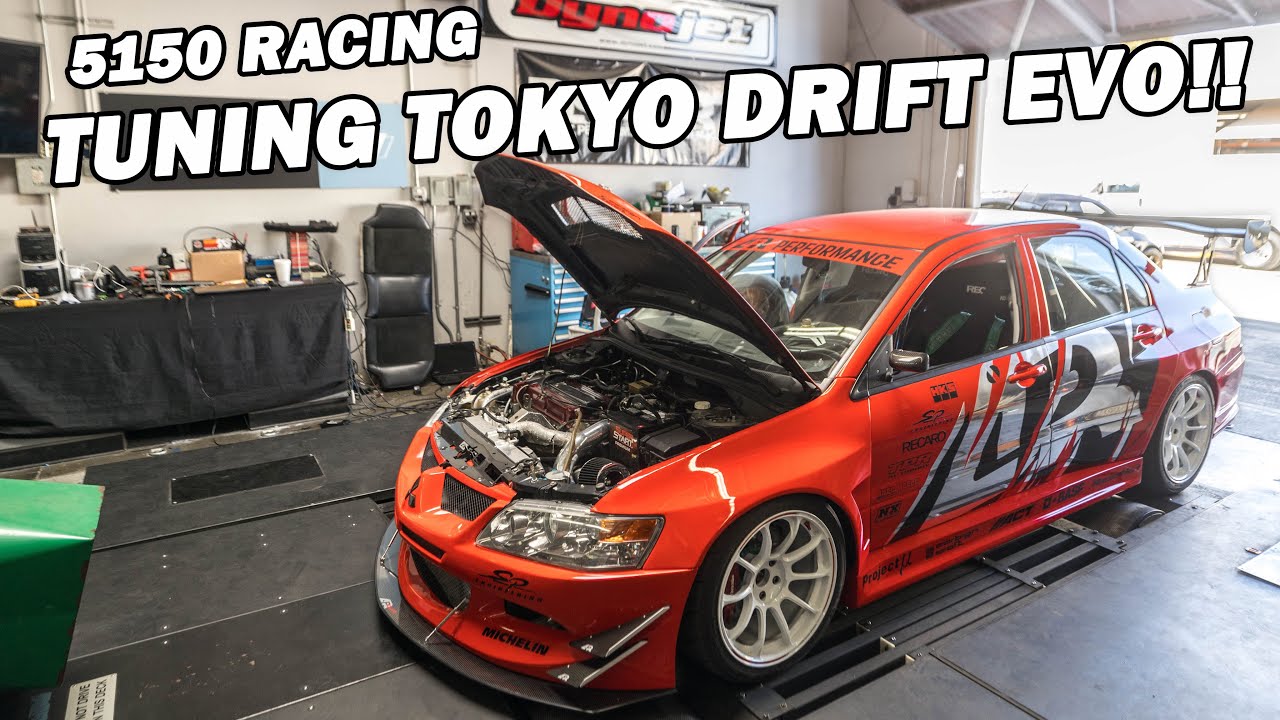Tokyo Drift Evo Gets Tuned & New Wheels!! *INSANE*