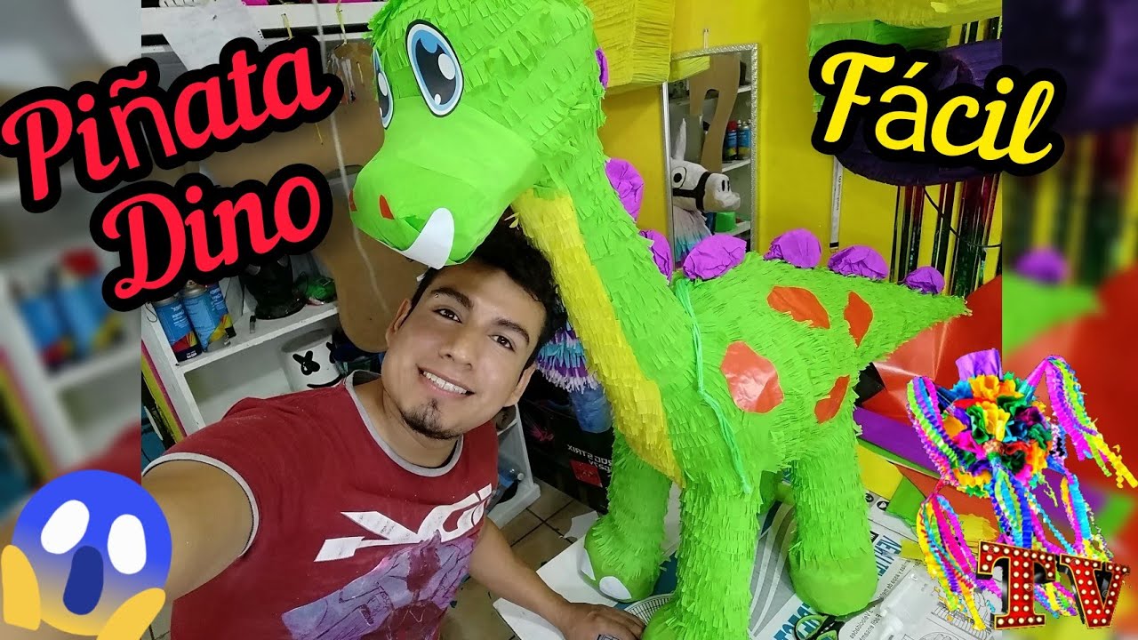 COMO DECORAR UN DINOSAURIO CUELLO LARGO⭐‼️‼️