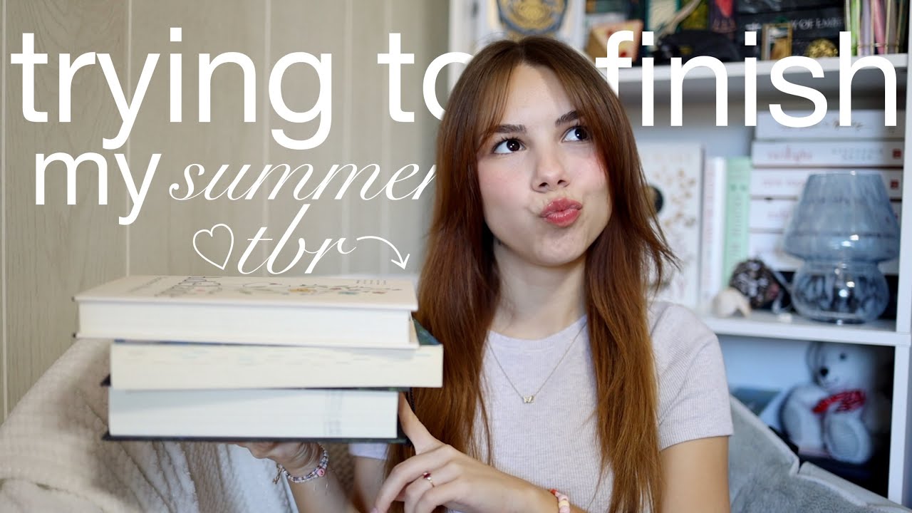 reading 100 pages everyday to finish my summer tbr 🌥️👒