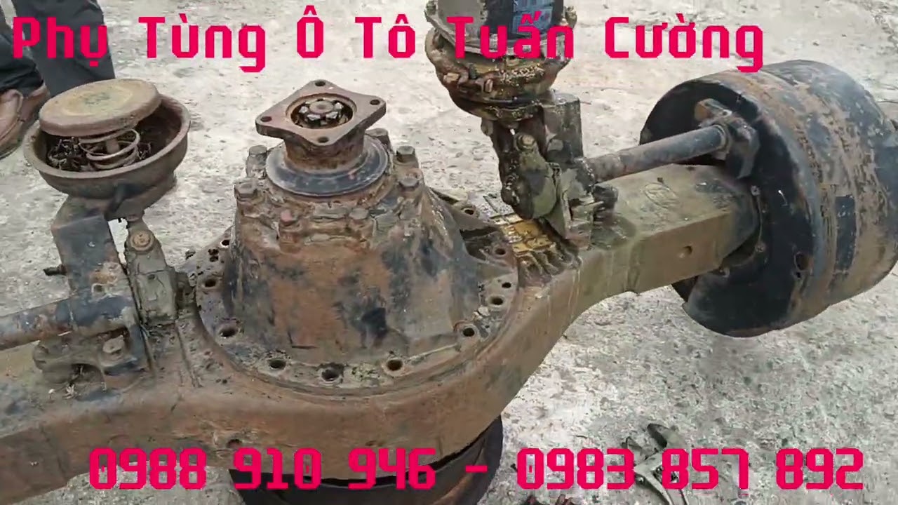 Khách hàng Thái Nguyên đến mở kiểm tra Cầu xe 7...8 Tấn siêu đẹp. Ae cần mua hàng alo e 0988 910 946