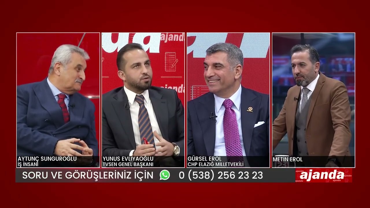 AJANDA / METİN EROL - G&Uuml;RSEL EROL - YUNUS EVLİYAOĞLU - AYTUN&Ccedil; SUNGUROĞLU - 22.12.2025