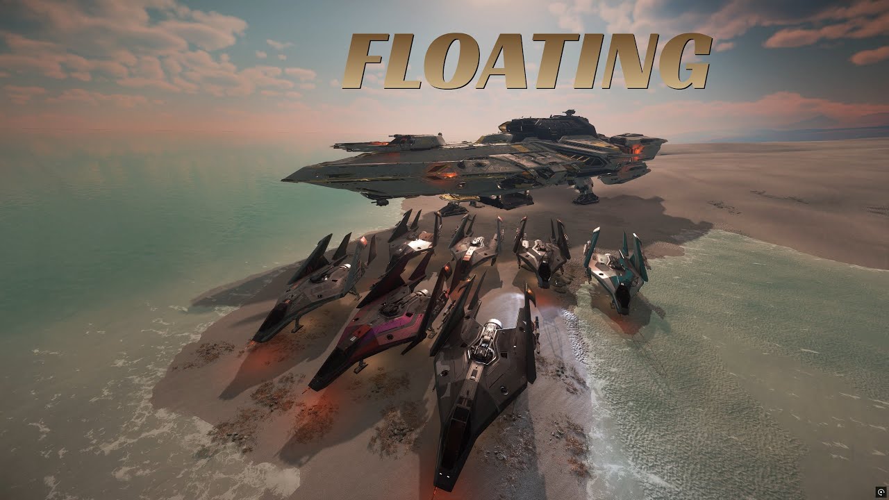 Star Citizen - FLOATING - Group Lowfly [4K, Tobii 5]