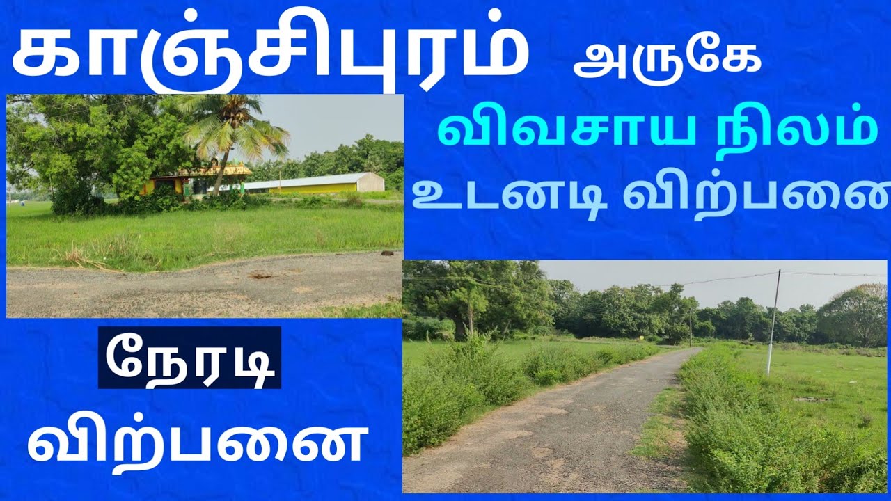 காஞ்சிபுரம் அருகே விவசாய நிலம் உடனடி விற்பனைக்கு ❤️❤️ | நேரடி விற்பனை 