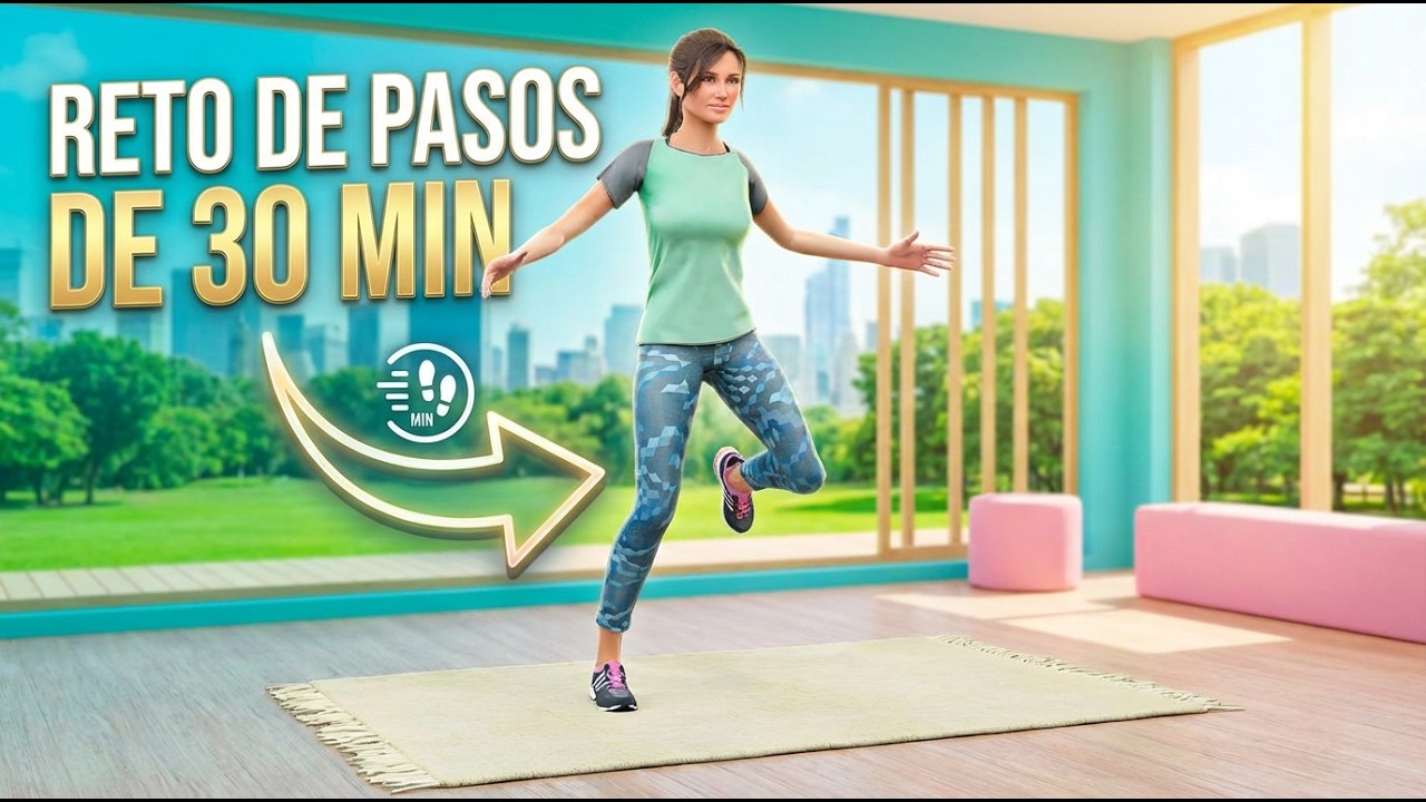 Reto de Pasos de 30 Min: ¡Camina en Casa, Pierde Peso Rápido!