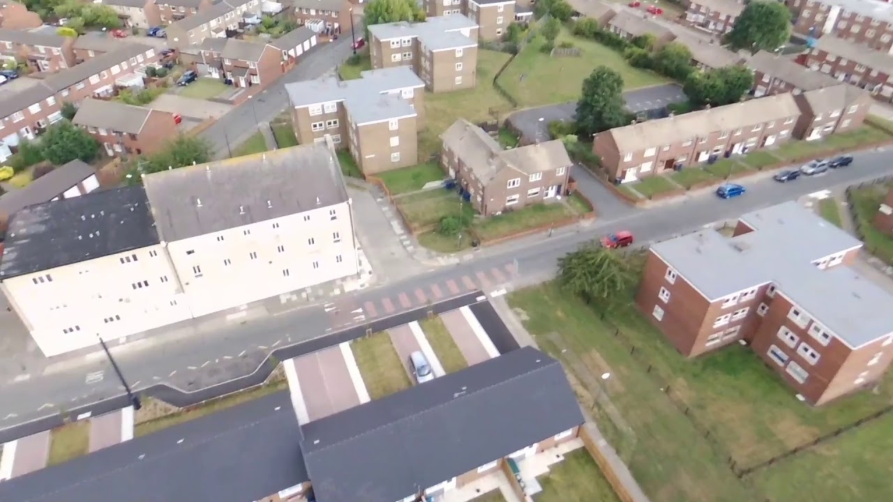 Drone footage of Tyne dock South shields