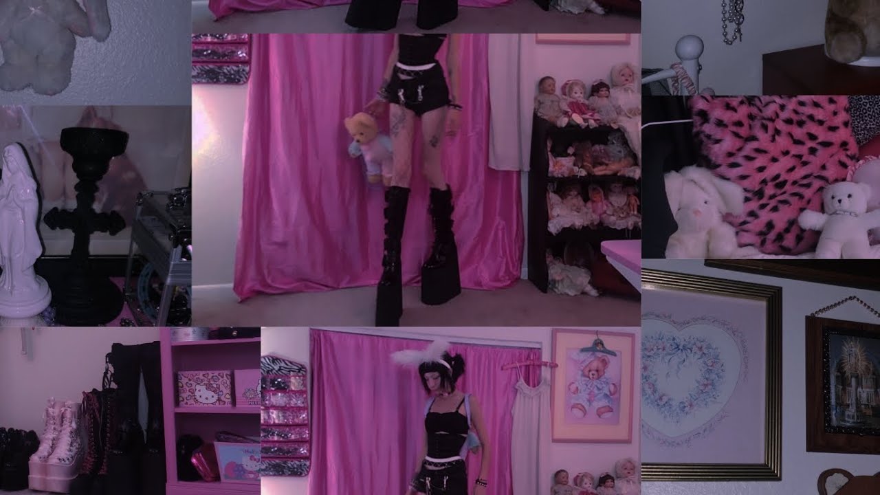10 INCH GOTH PLATFORM BOOTS + OOTD ☆
