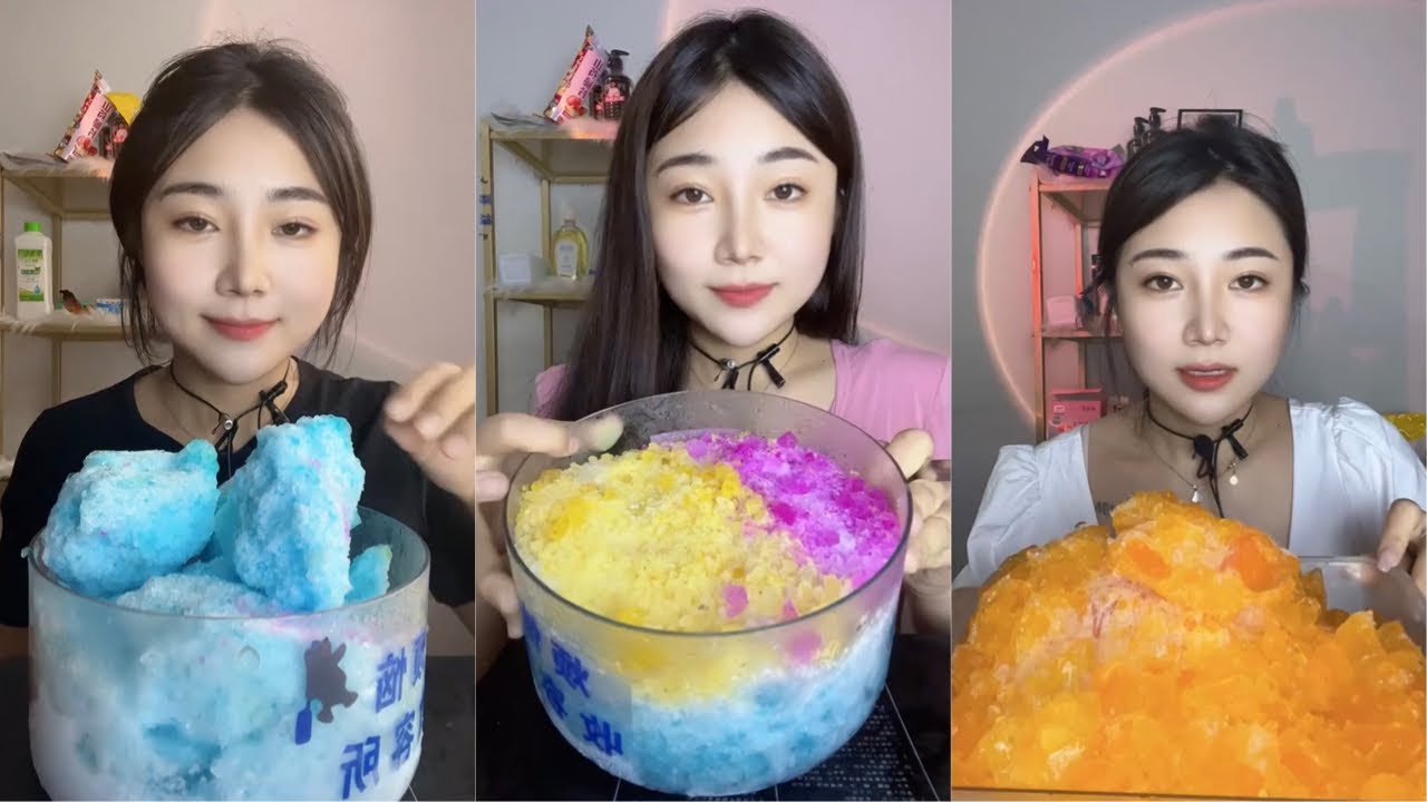 Crushed Ice Eating ASMR | Ice Eating