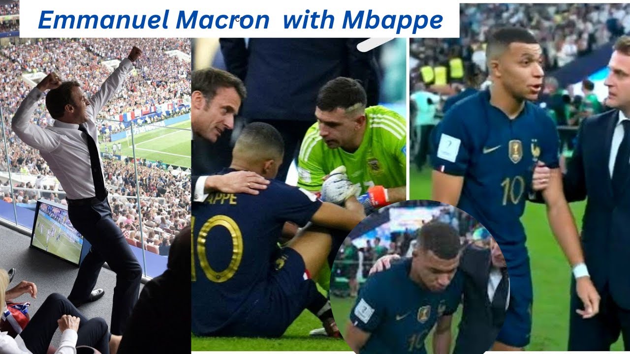 French President Emmanuel Consoles Mbappe|Macron All Crazy Reactions |Macron speech in dressing room