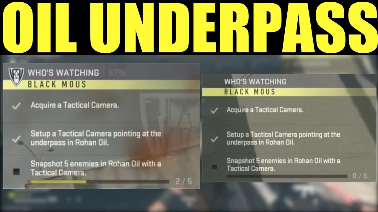 Setup a Camera Pointing at the Underpass in Rohan Oil Call of Duty DMZ LOCATION (Who's Watching)