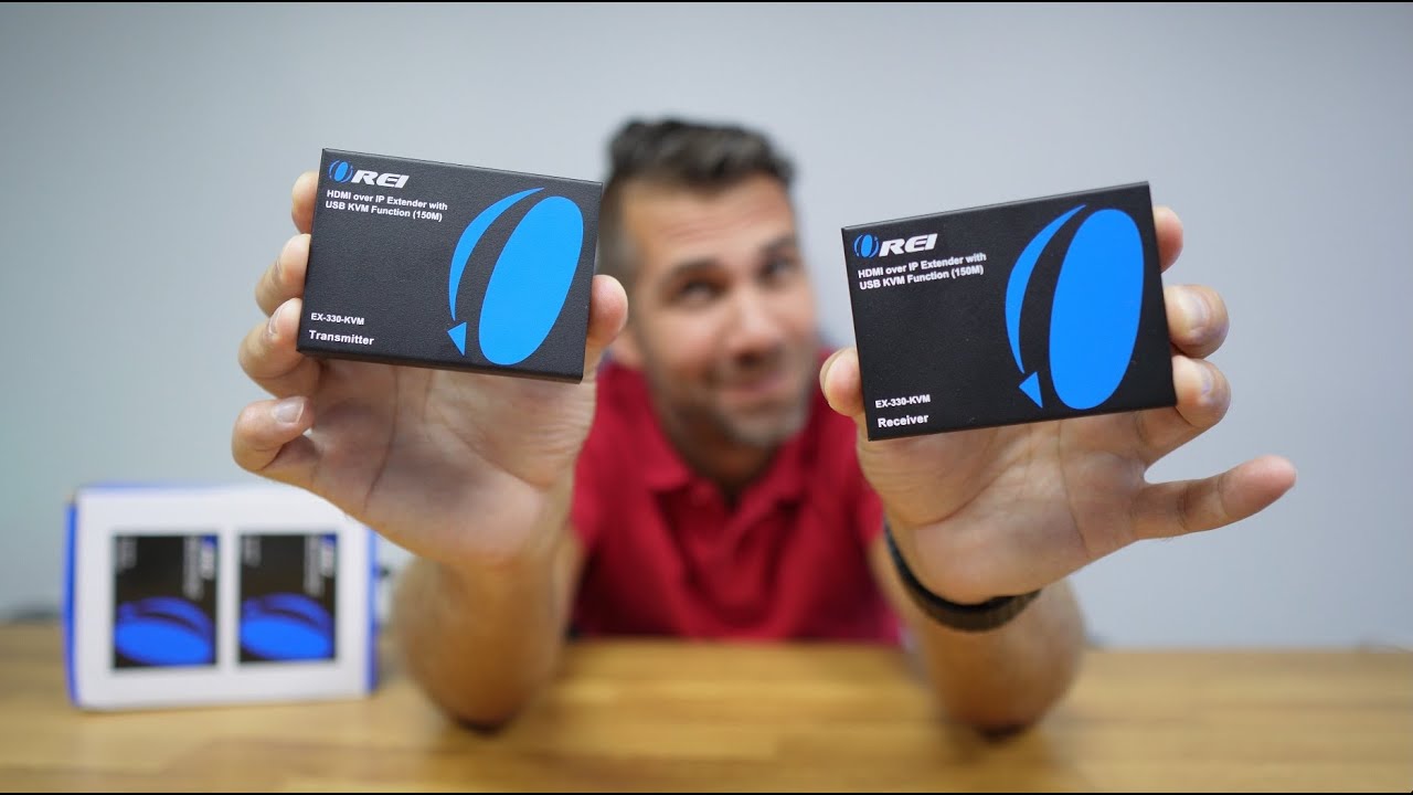 HDMI по IP до 330 футов USB KVM — Расширьте возможности видео и KVM по домашней сети