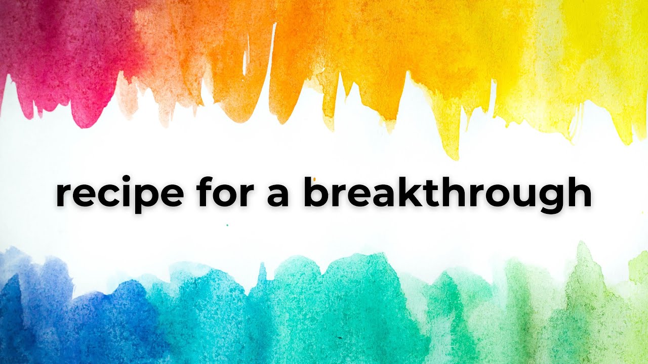 Recipe for a creative breakthrough ⚡️