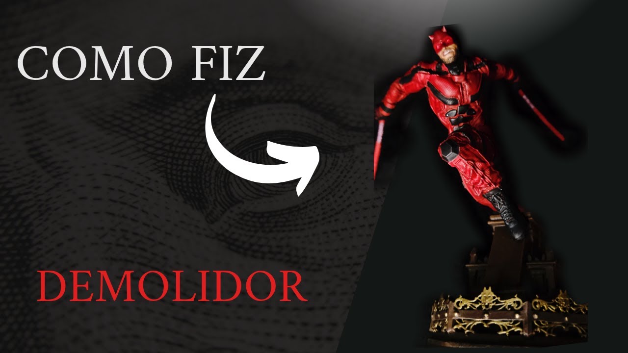 Como Pintei o Demolidor em 3D