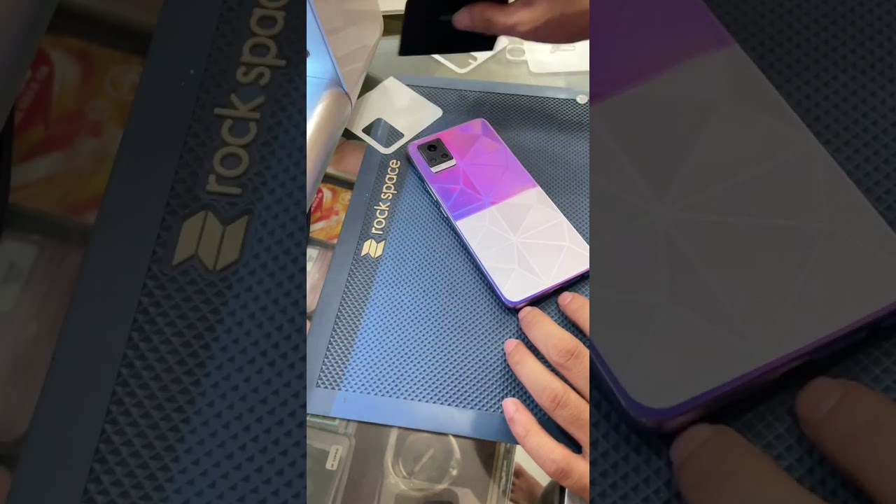 Rock Space Back Protector  For Vivo V20 #Shorts #Hydrogel #Garskin #CaraPasang #RockSpace