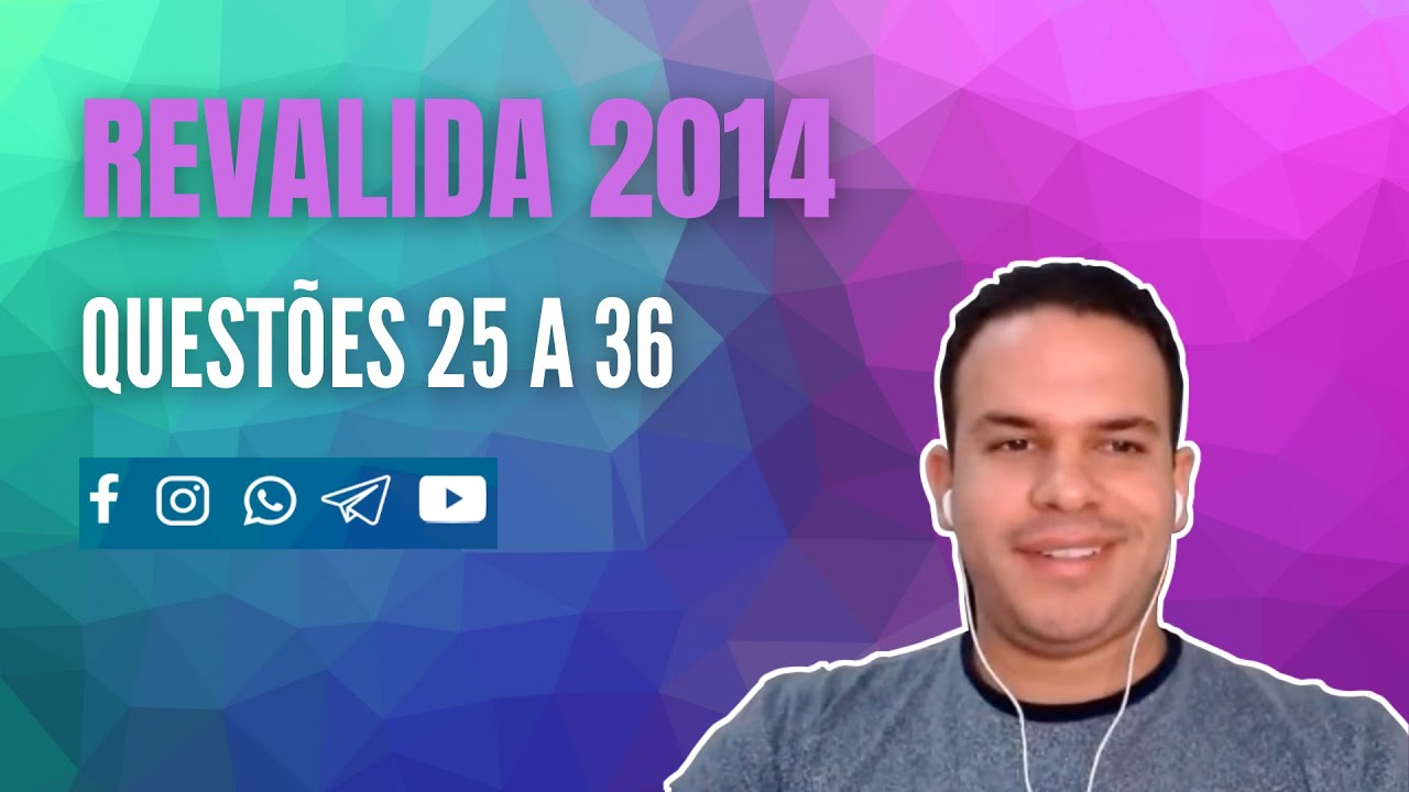 RESOLVENDO - REVALIDA 2014 - LIVE 3