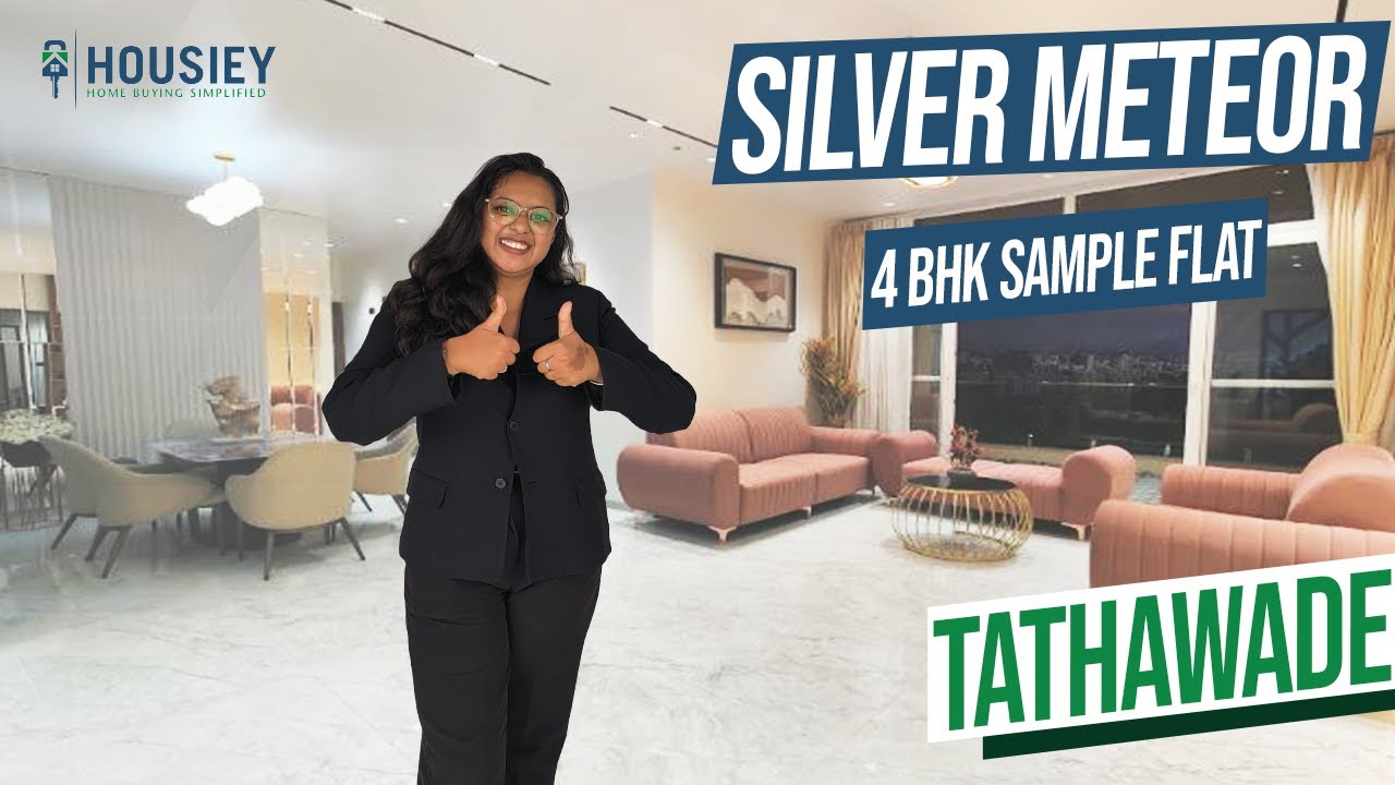 Silver Meteor Tathawade | 4 BHK Sample Flat Tour | Silver Group Tathawade