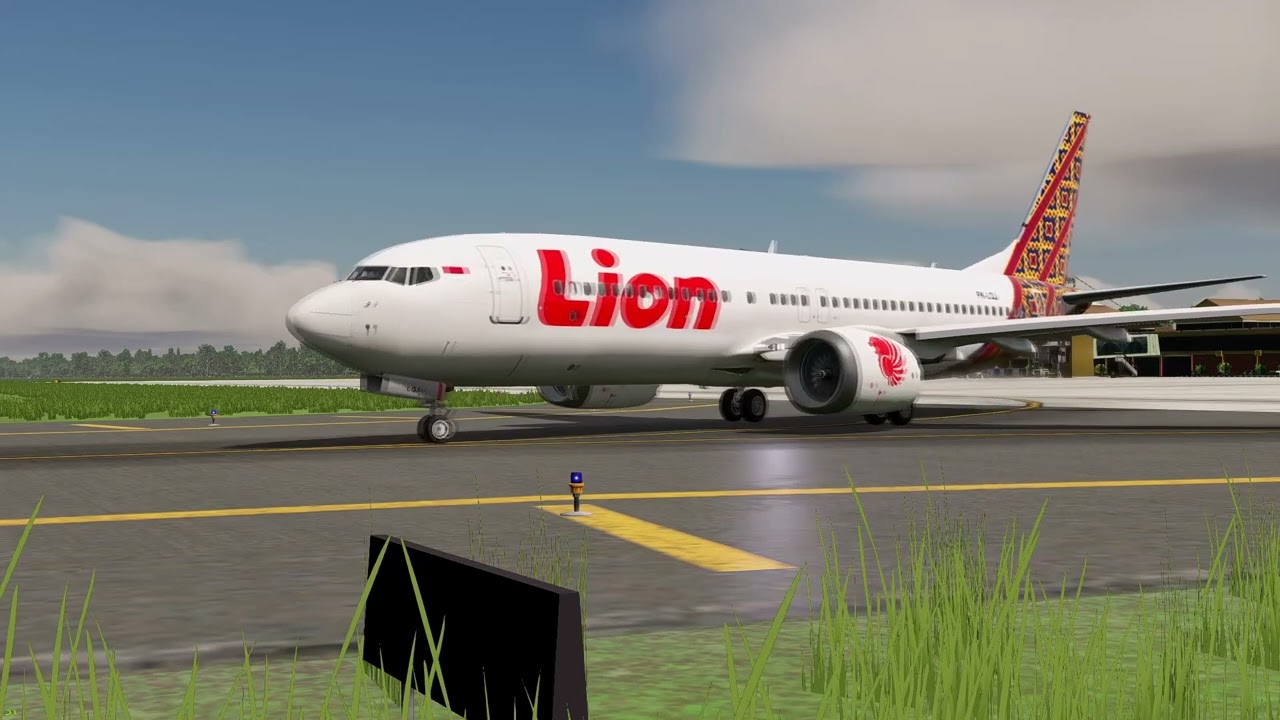 Lion Air Boeing 737 - MAX8 Palembang - Pontianak [X-Plane 11 Indonesia]