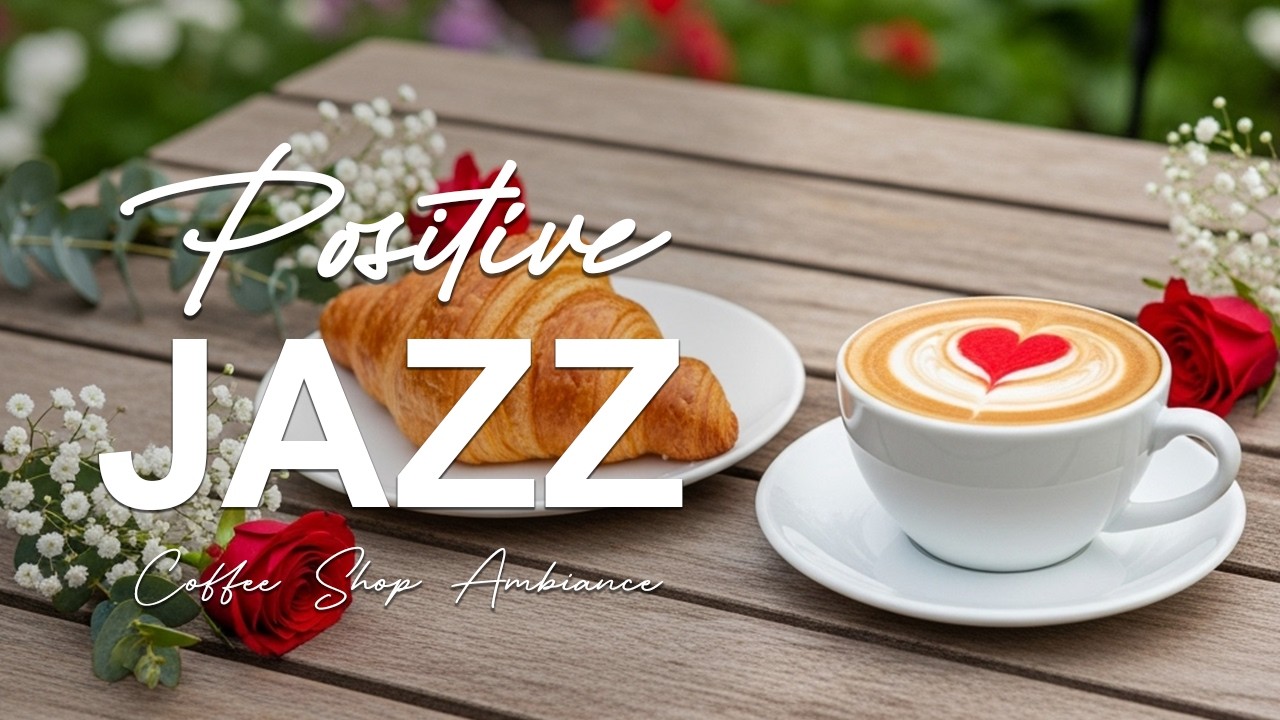 Positive Jazz ☕ Coffee Shop Ambiance for Relaxing, Holiday and Happy Moods