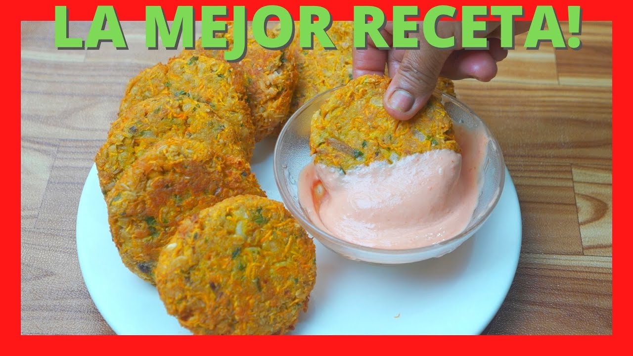 Tortitas de avena con zanahorias y huevos