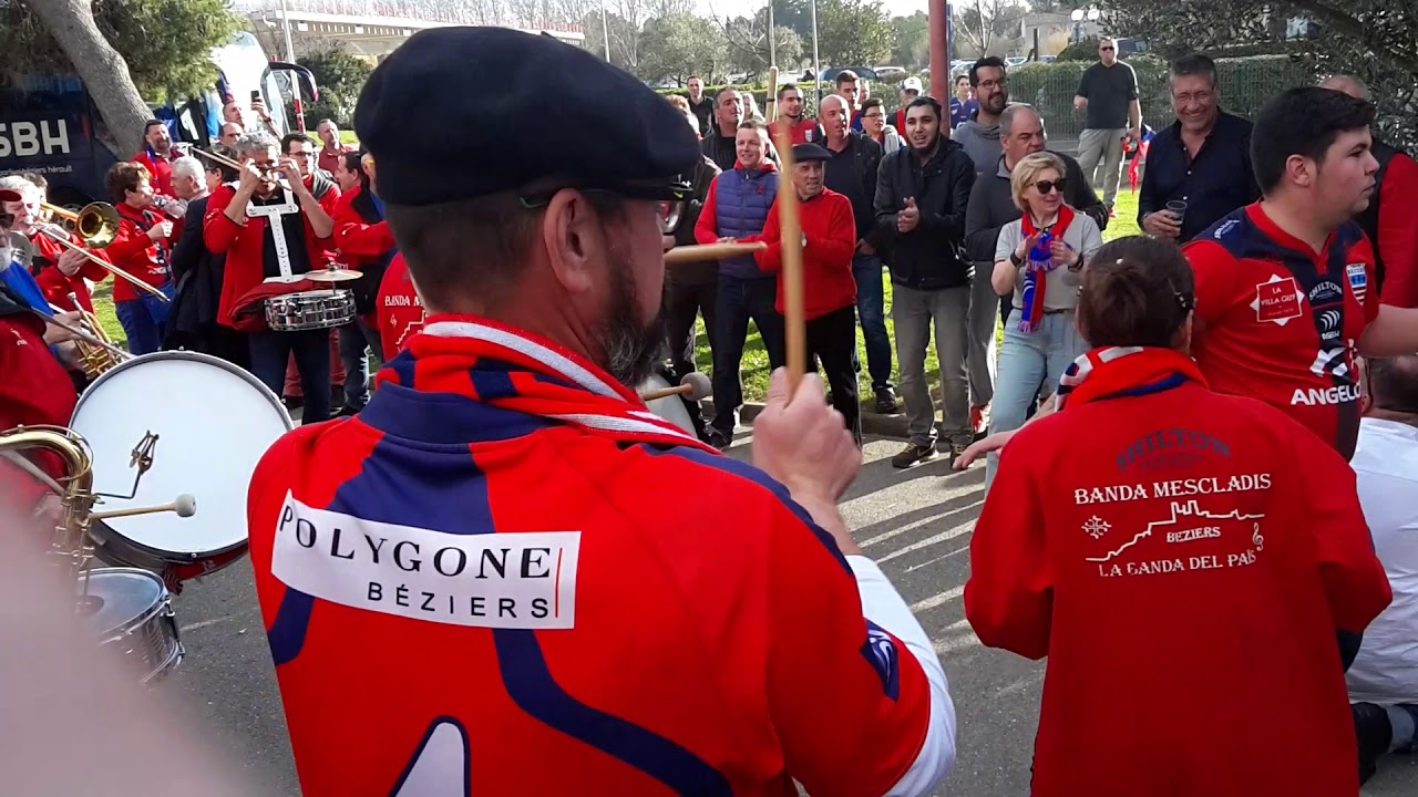 Sortie des vestiaires en musique