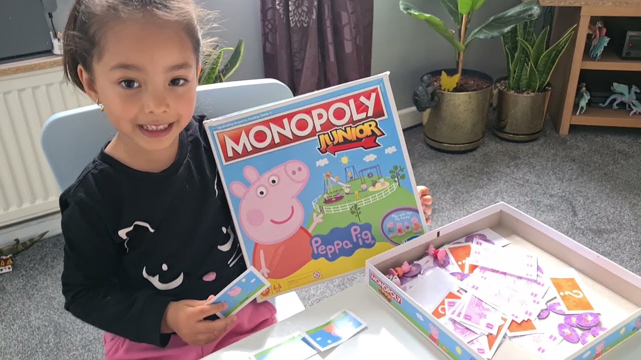 HOW TO PLAY MONOPOLY JUNIOR by Peppa Pig || PINAYsaUK