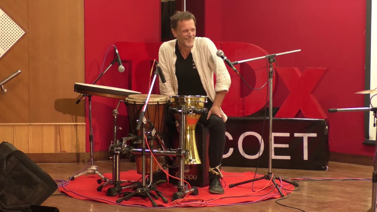 Percussion performance - Greg Ellis and Nitin Satav | Greg Ellis | TEDxPVGCOET