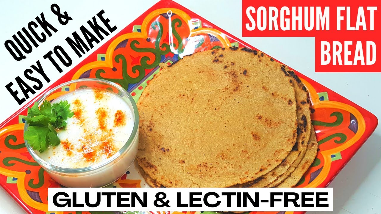 Easy To Roll Sorghum Flatbread (Jowar Atta Roti) | Gluten & Lectin-Free