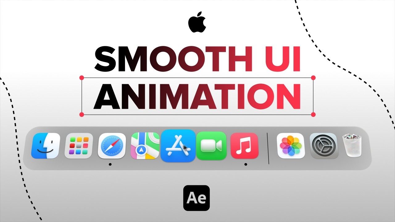 Apple Dock Animation Breakdown | After Effects Motion Graphics Tutorial