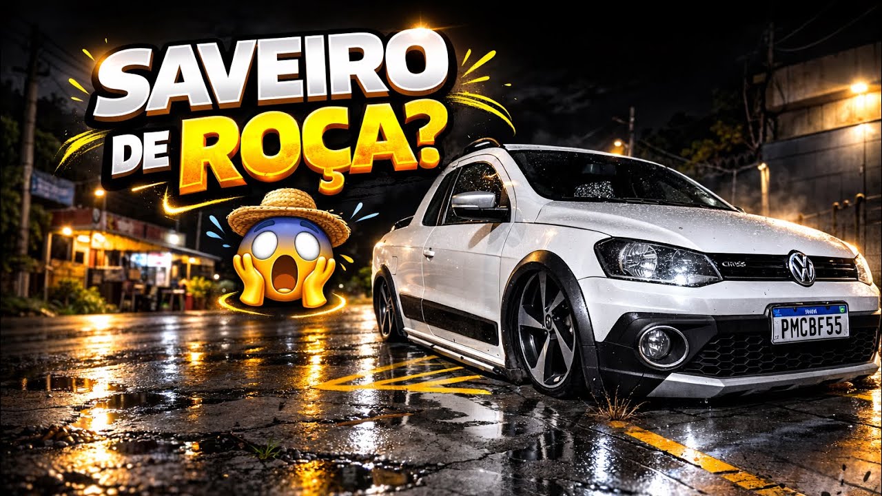 Saveiro Cross Duplada zerada na suspensão a ar! 