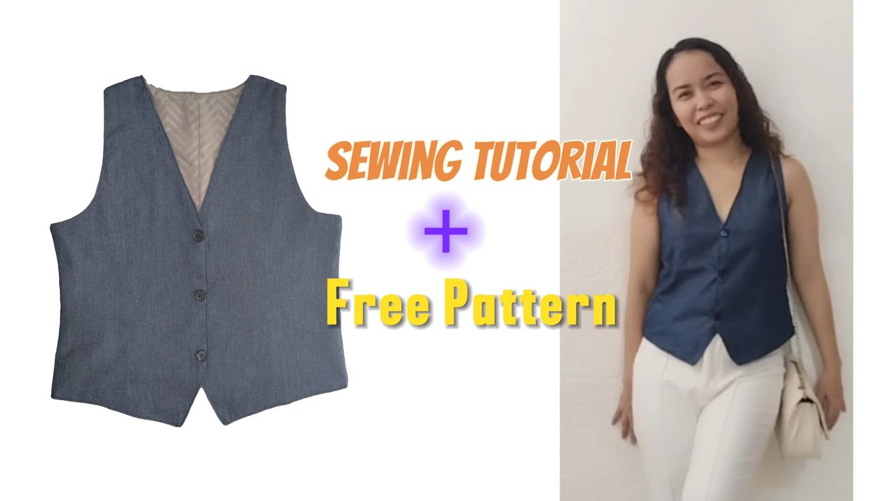 How to Sew a Vest – Free Sewing Pattern for Beginners!