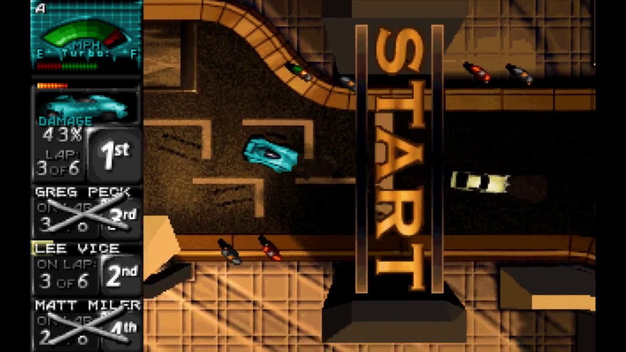 Death Rally (Petrol in My Veins) Speedrun 24.:30 (DOSBox)
