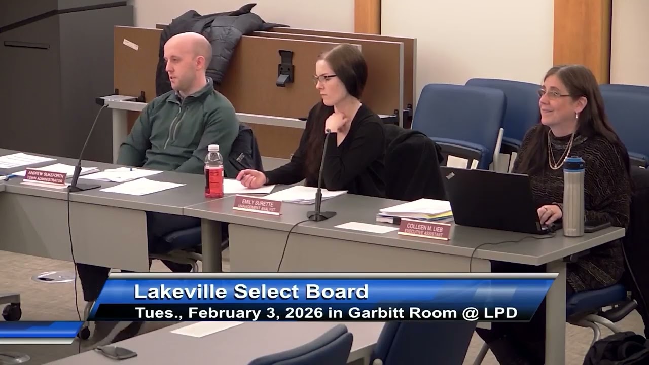 Lakeville Select Board, 2-3-26