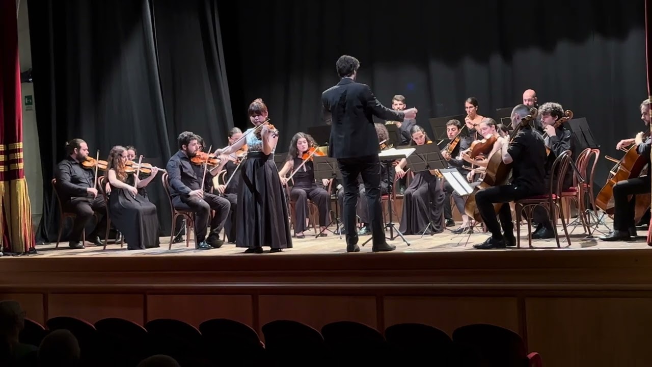 Mozart - Concerto No. 4 - Soloist with Orchestra Cupiditas, conducted by Pietro Mazzetti.