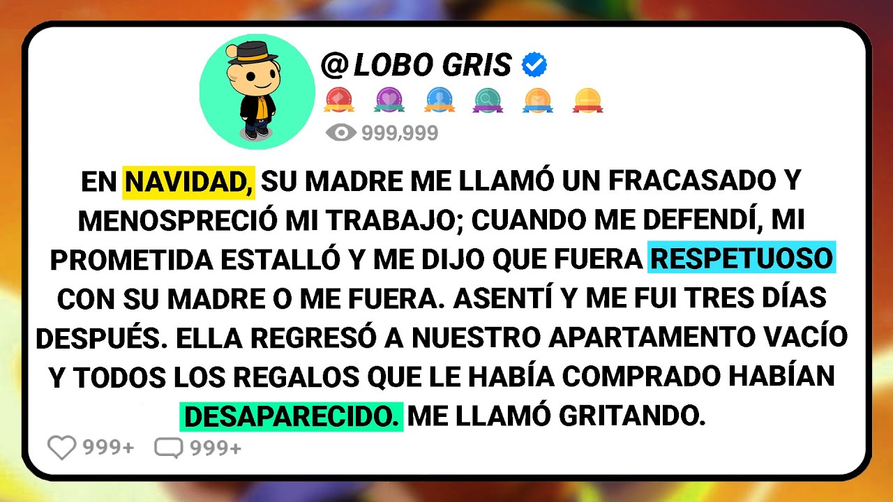 En Navidad, Su Madre Me Llamó Un Fracasado Y Menospreció Mi Trabajo; Cuando Me Defendí,.....