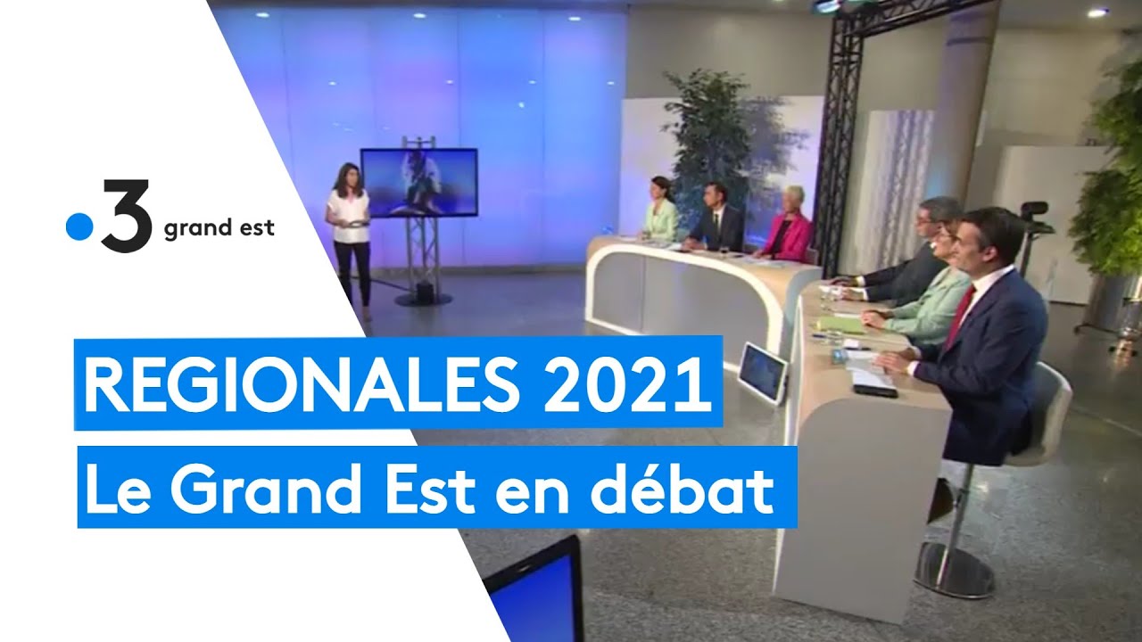 Régionales 2021 dans le Grand Est : revoir le débat entre les principaux candidats