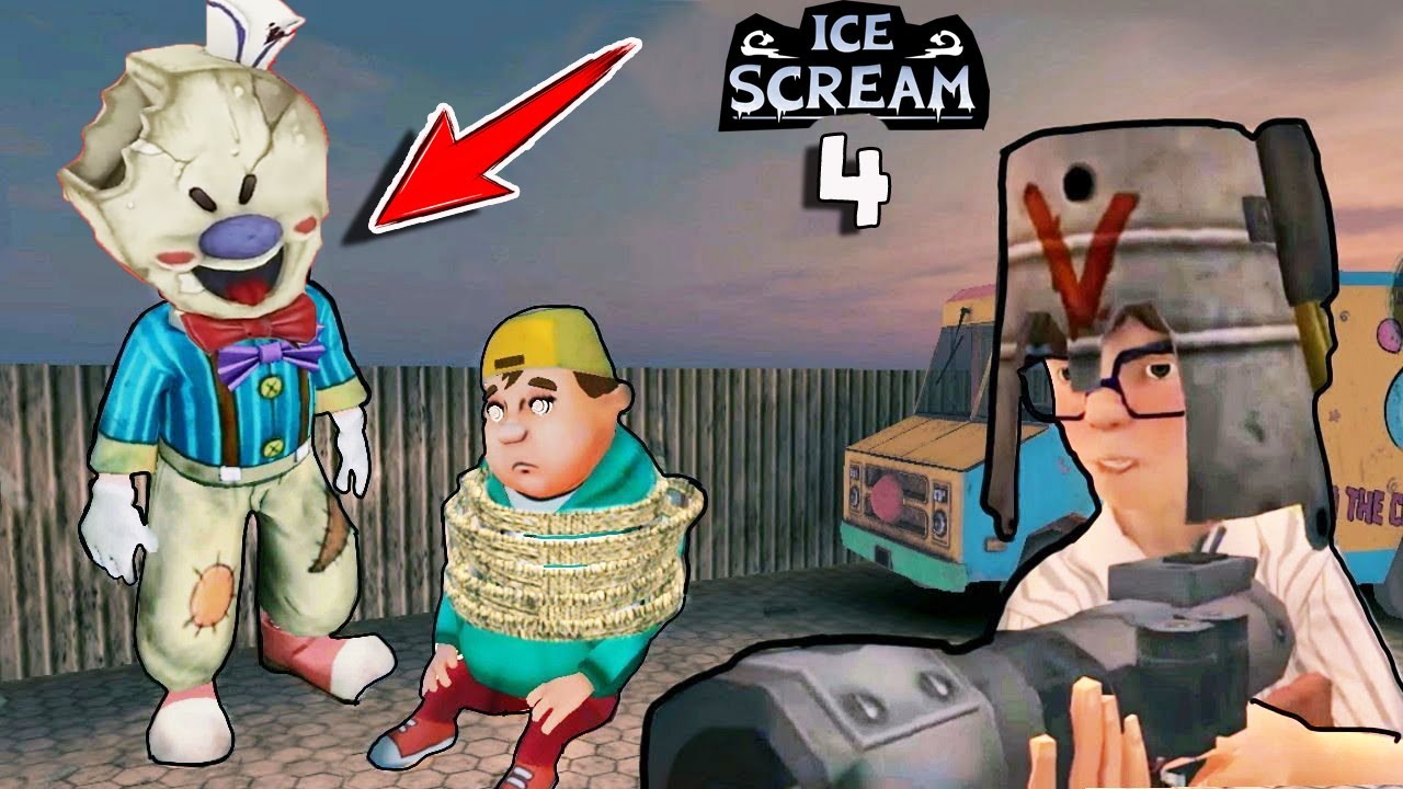 KİM BU PALYA&Ccedil;O KILIKLI DONDURMACI ? 😲 Ice Scream 4 Yeni