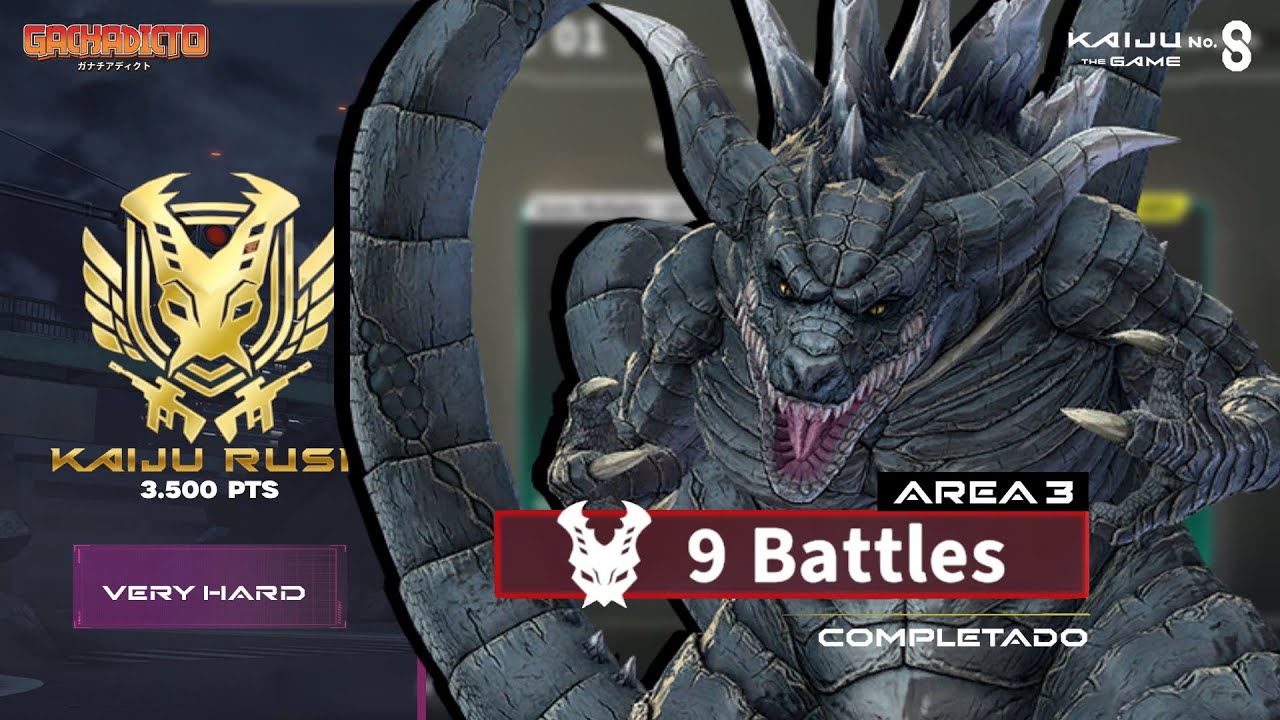 ¿SIN HIKARI? 😱 Kaiju Rush ÁREA 3 DESTROZADA en VERY HARD | Kaiju No, 8 The Game