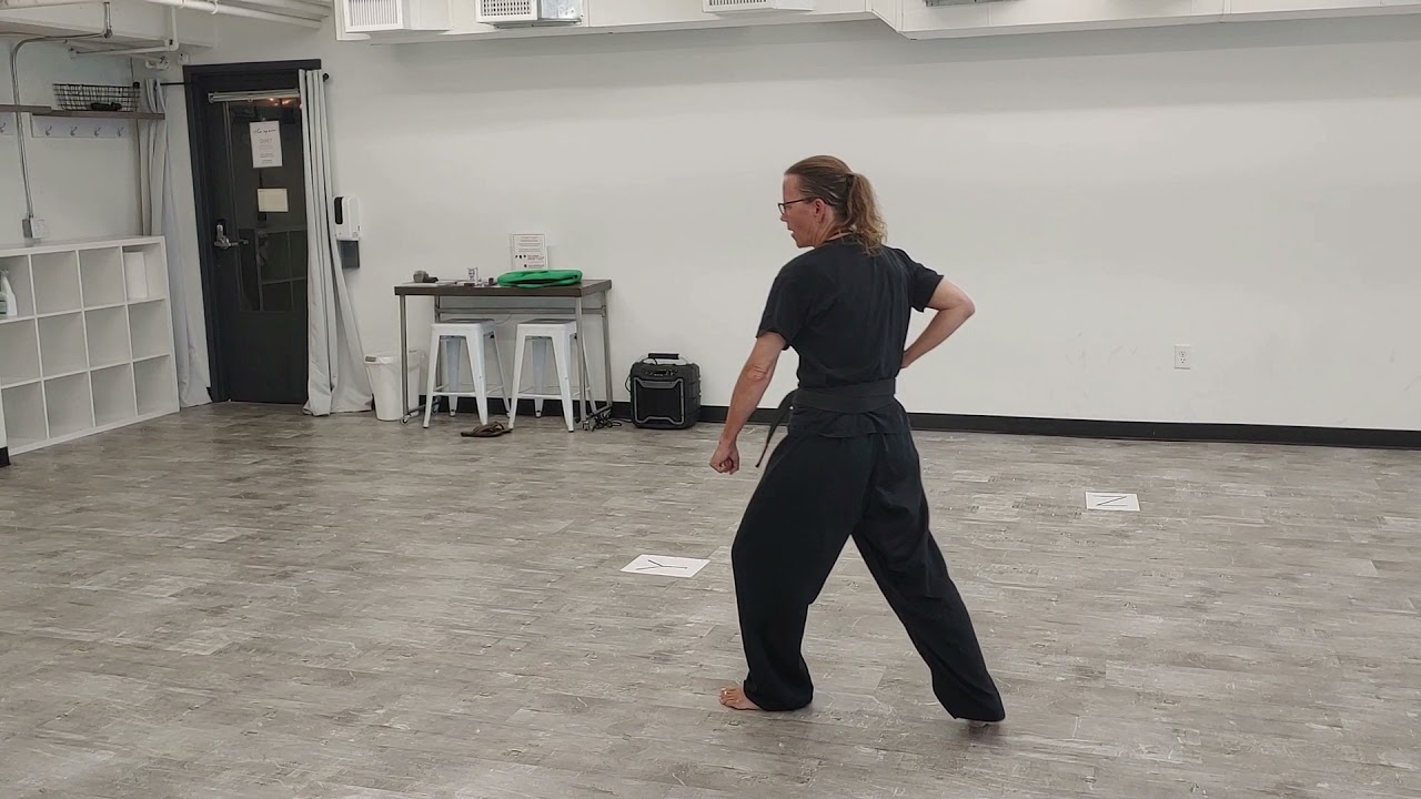 Yellow Belt Kata  Taikyoku Shodan Step by Step with Demonstration