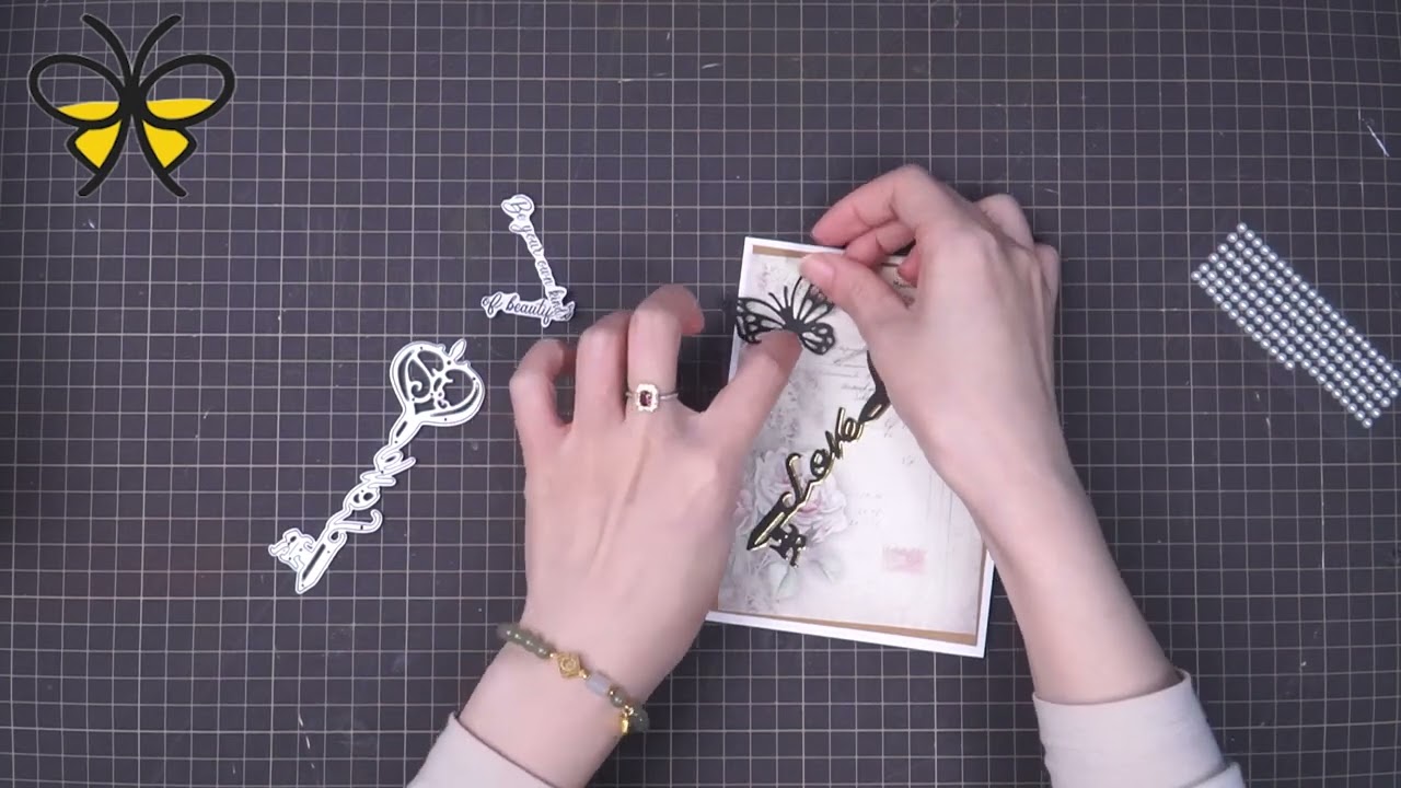 Making Tutorial | Lifescraft | Cutting Dies | Love Key Metal Cutting Dies