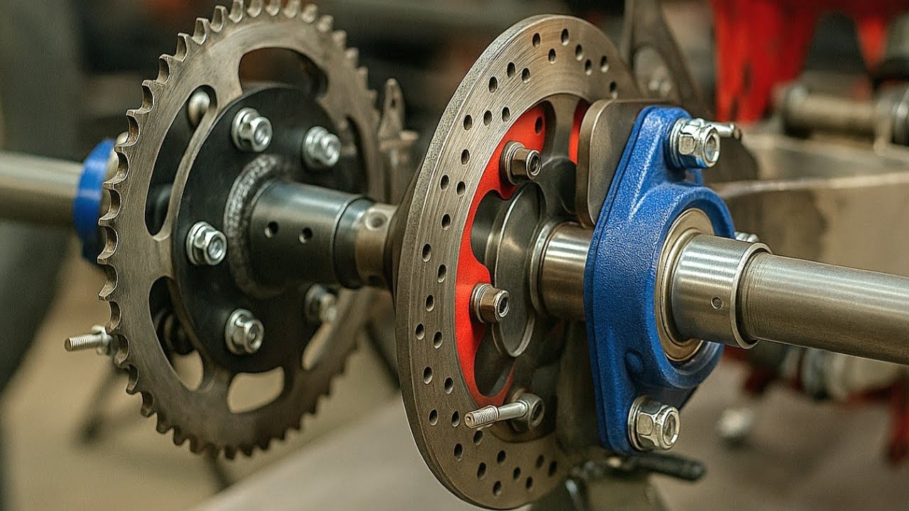 I Built Rear Axle and Hubs – Extreme ATV/Quad from Suzuki GSF600cc – EP2/5